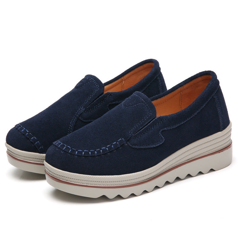 Sapatos casuais para mulheres em couro - O Retalho