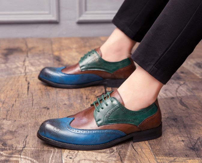 Sapatos clássicos europeus e americanos para homens - O Retalho