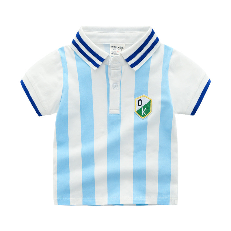 Camiseta Infantil Polo de Manga Curta - O Retalho