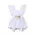 Vestido de bebê com laço e manga - O Retalho