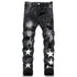 Calça Jeans Masculina Bordadas Estrela - O Retalho