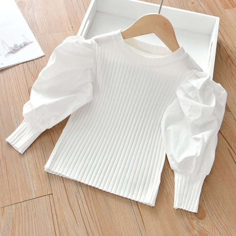 Camiseta de manga comprida estilo ocidental - O Retalho