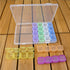 Jewelry Storage Box Transparent Plastic Box With 28 Cells
