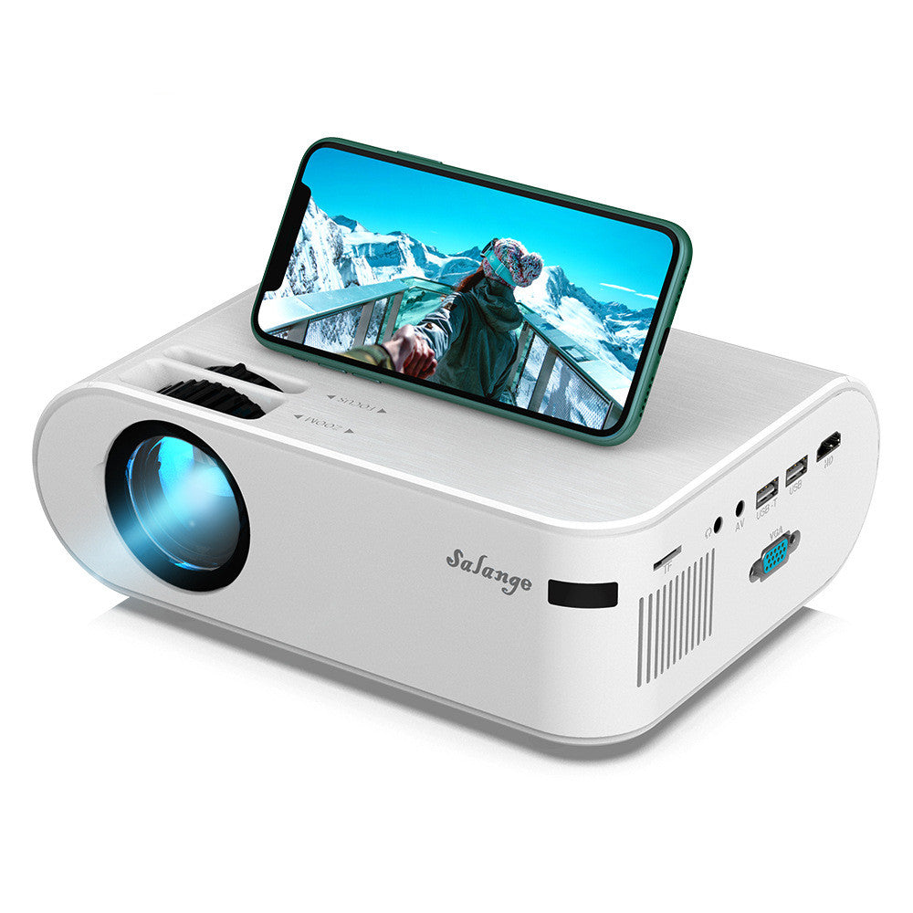 Projetor inteligente portátil 720p compatível para uso doméstico - O Retalho