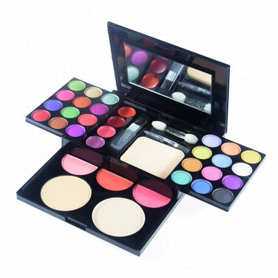 Conjunto de Maquiagem Edith com 33 cores de sombra para os olhos - O Retalho