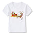 Camiseta infantil fofa de Natal - O Retalho