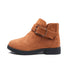 Botas infantis de couro com fecho dourado - O Retalho