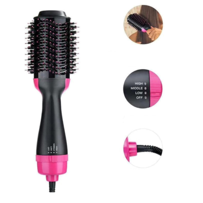 Secador de Cabelo de Íons com Escova Quente - O Retalho
