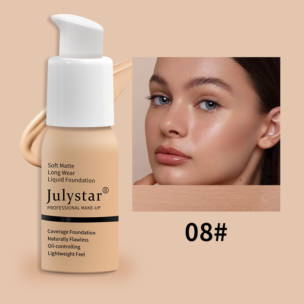 Waterproof Lasting Non Take Off Makeup Concealer Liquid Foundation Beauty Makeup - O Retalho
