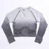 Conjunto de Roupas de Yoga Esportiva com Elástico e Gradiente para Mulheres: Conforto e Estilo para Seus Exercícios - O Retalho