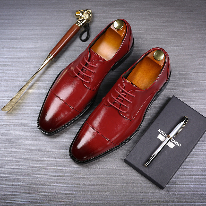 Sapatos classico de estilo britânico para homens - O Retalho