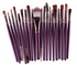 Conjunto de pincéis de maquiagem: pincel para pó solto, pincel de blush e pincel de sombra. - O Retalho