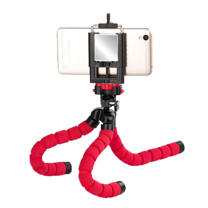 Mini Tripé Octopus Flexível para Smartphone e Câmera GoPro 10/9 - Acessório Versátil e Compacto - O Retalho