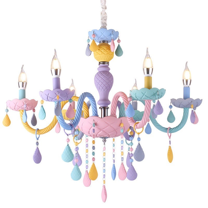Luminárias de Quarto Macaron Crystal - O Retalho