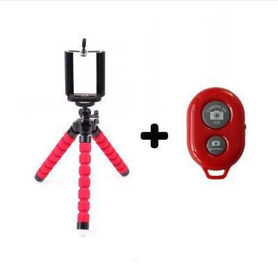 Mini Tripé Octopus Flexível para Smartphone e Câmera GoPro 10/9 - Acessório Versátil e Compacto - O Retalho