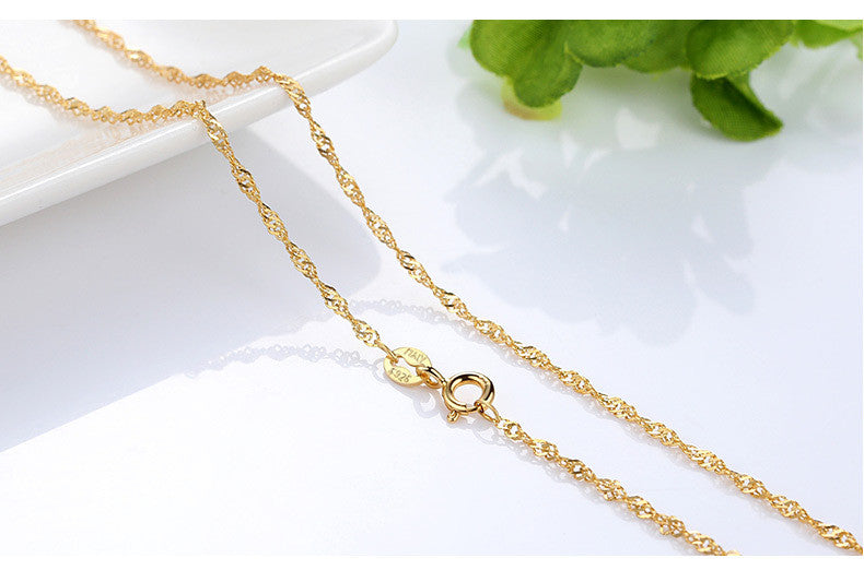 Colar Banhado A Ouro 18K Para Mulheres - O Retalho