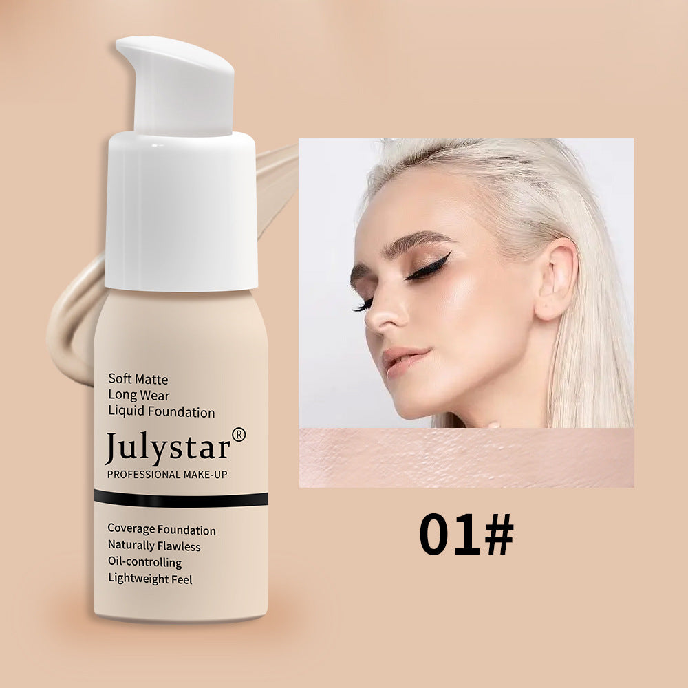 Waterproof Lasting Non Take Off Makeup Concealer Liquid Foundation Beauty Makeup - O Retalho