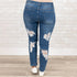Women's Summer Plus Size Worn Fashion Jeans Women - O Retalho
