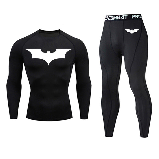 Conjunto de Roupas de Academia Masculino - Secagem Rápida - O Retalho