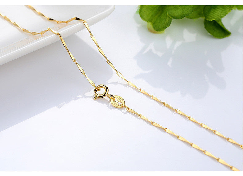 Colar Banhado A Ouro 18K Para Mulheres - O Retalho
