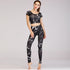 Conjunto de Roupas de Yoga Estampado - Estilo e Elegância para Seu Treino - O Retalho