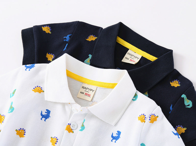 Camisa Polo Infantil Com Mangas Curtas - O Retalho