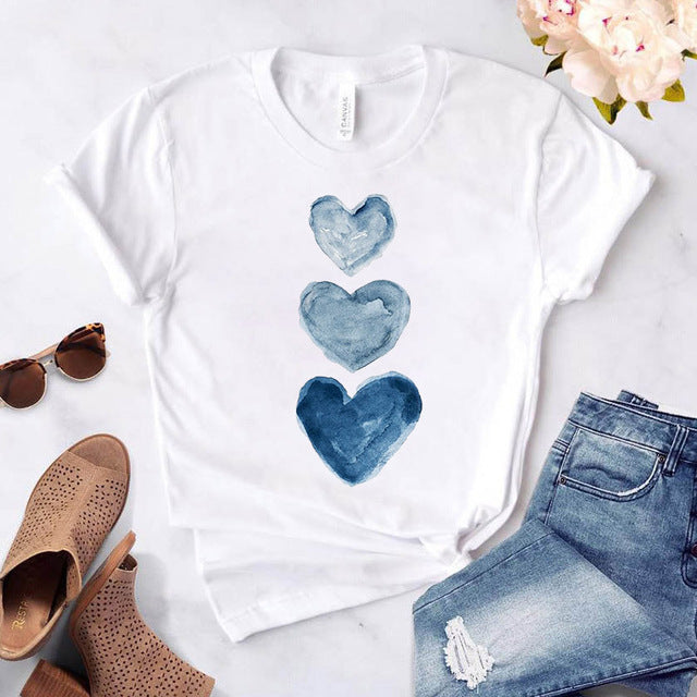 Camiseta Manga Curta de Gola Redonda com Estampa - O Retalho
