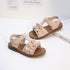 Sapatos de praia romanos com sola macia Princesa Velcro - O Retalho