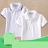 🕊️Camisa branca para meninos com detalhes na gola - O Retalho