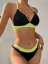 Color Matching Split Swimsuit Women's Triangle Suit