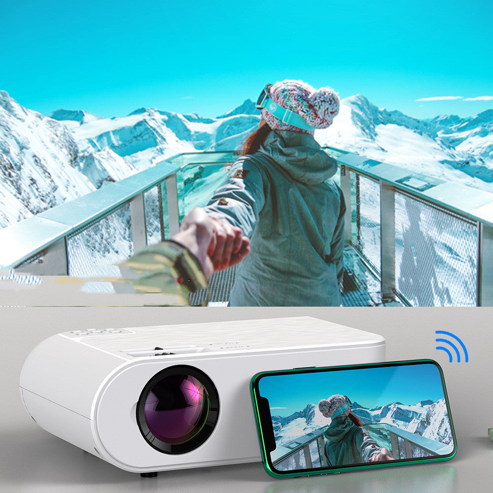 Projetor inteligente portátil 720p compatível para uso doméstico - O Retalho