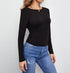 Blusa manga comprida sem costas - O Retalho