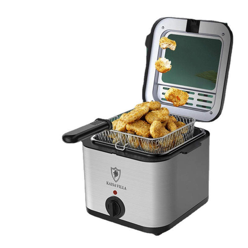 Visual Multifunctional Electric Air Fryer Skewer French Fries Machine - O Retalho