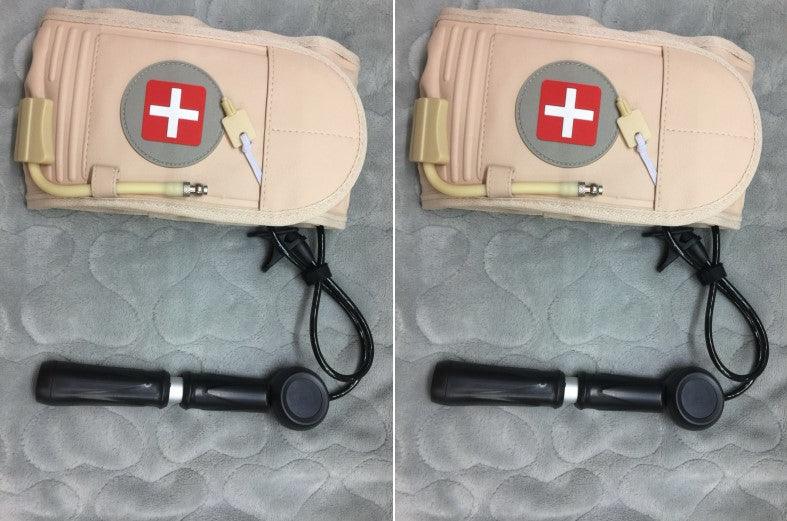 Cinta de tração de ar na cintura Cinto de suporte lombar espinhal para trás - O Retalho