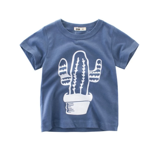 camiseta infantis de algodão e mangas curtas - O Retalho