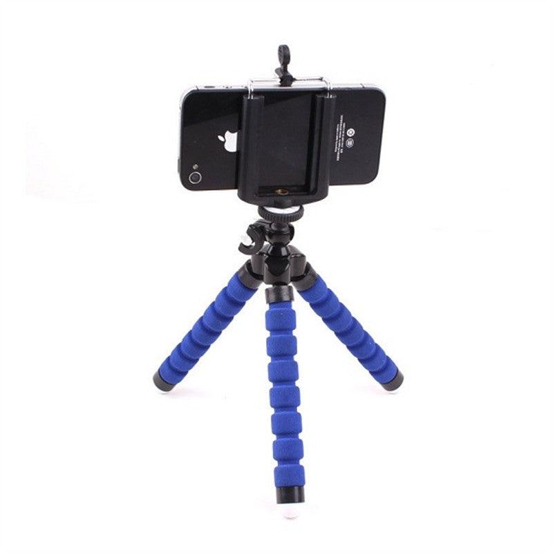 Mini Tripé Octopus Flexível para Smartphone e Câmera GoPro 10/9 - Acessório Versátil e Compacto - O Retalho
