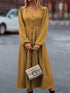 Vestido Elegante de Cintura Alta para mulheres - O Retalho