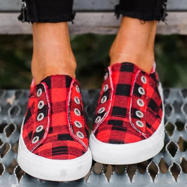 Sapatos de lona femininos - O Retalho