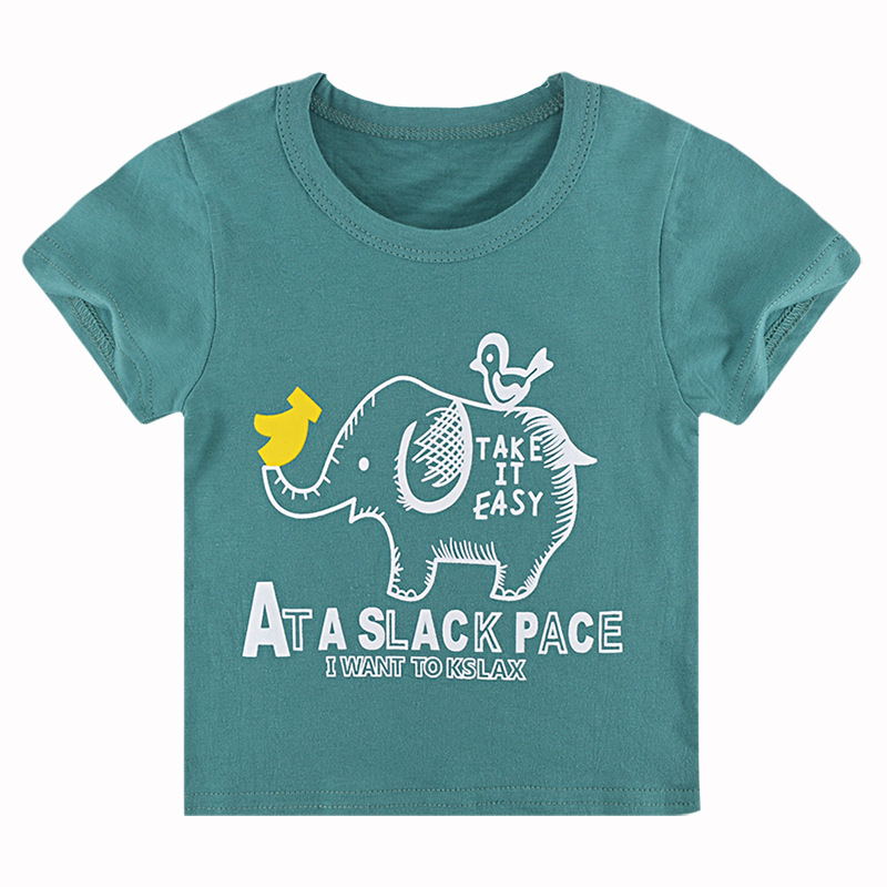 Camiseta de manga curta para menino - O Retalho