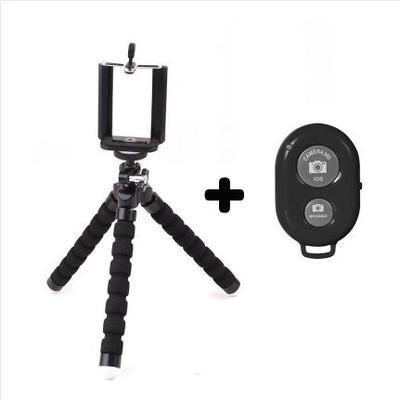Mini Tripé Octopus Flexível para Smartphone e Câmera GoPro 10/9 - Acessório Versátil e Compacto - O Retalho