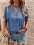 Camiseta com botões estilo americana - O Retalho