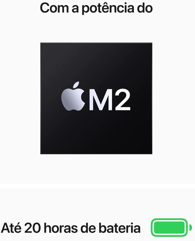 MacBook Pro de 13 polegadas: Chip M2 da Apple com CPU de oito núcleos e GPU de dez núcleos, de 512 GB SSD - O Retalho