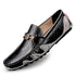 Sapatos casuais de couro de primeira camada para homens - O Retalho