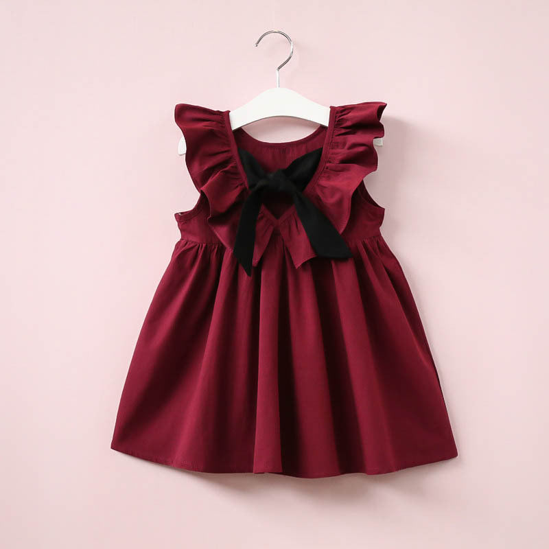 Vestido infantil sem mangas de peça única - O Retalho