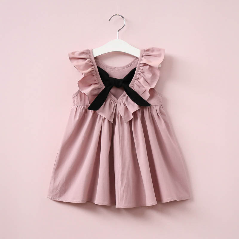 Vestido infantil sem mangas de peça única - O Retalho