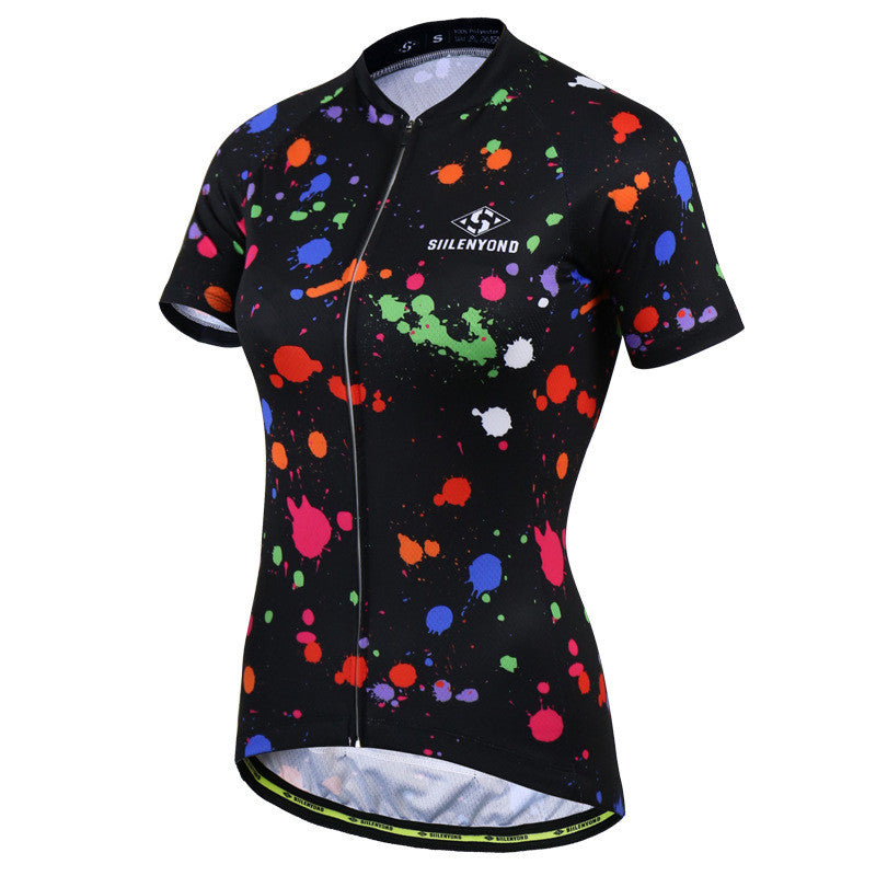 Conjunto de Roupa para Ciclismo com Manga Curta - Estilo Casual para Mulheres Ciclistas - O Retalho