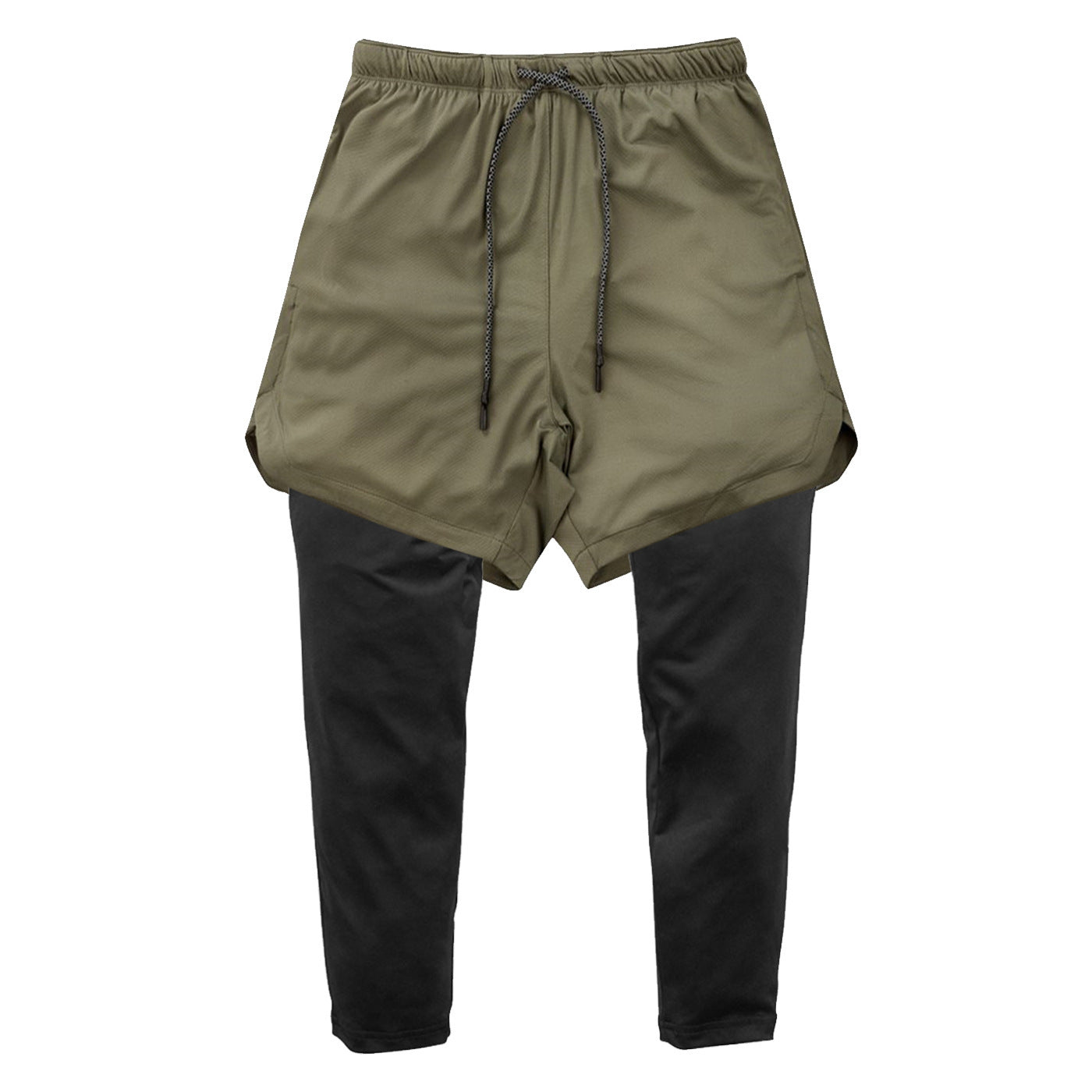 Shorts de Esportes para Corrida e Academia - 2 em 1, Secagem Rápida - O Retalho