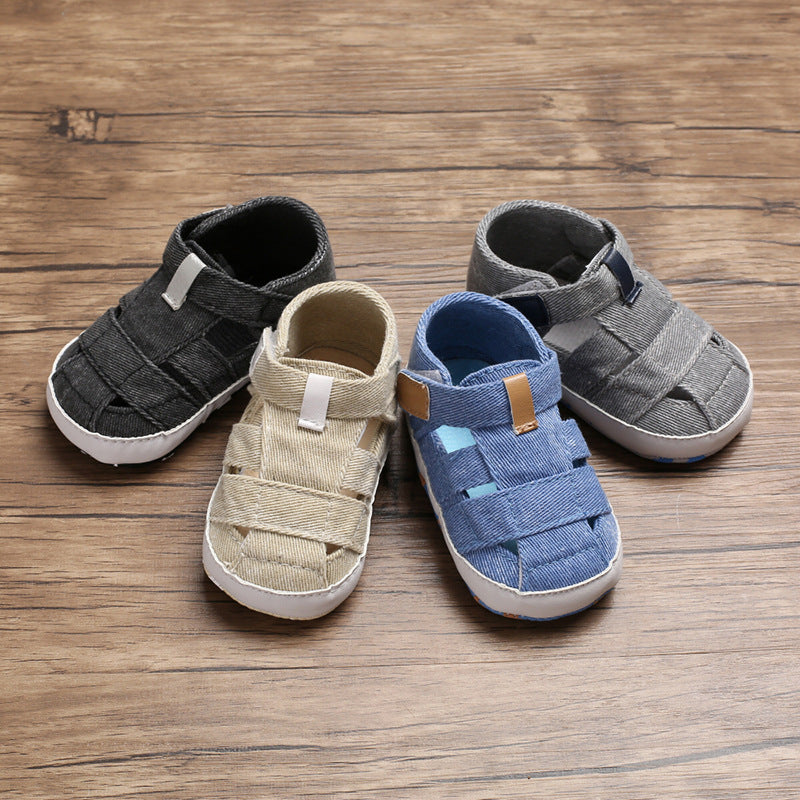 Soft bottom sandals baby shoes - O Retalho
