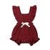 Vestido de bebê com laço e manga - O Retalho