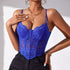 Regata Slim-fit de Renda Feminina - O Retalho